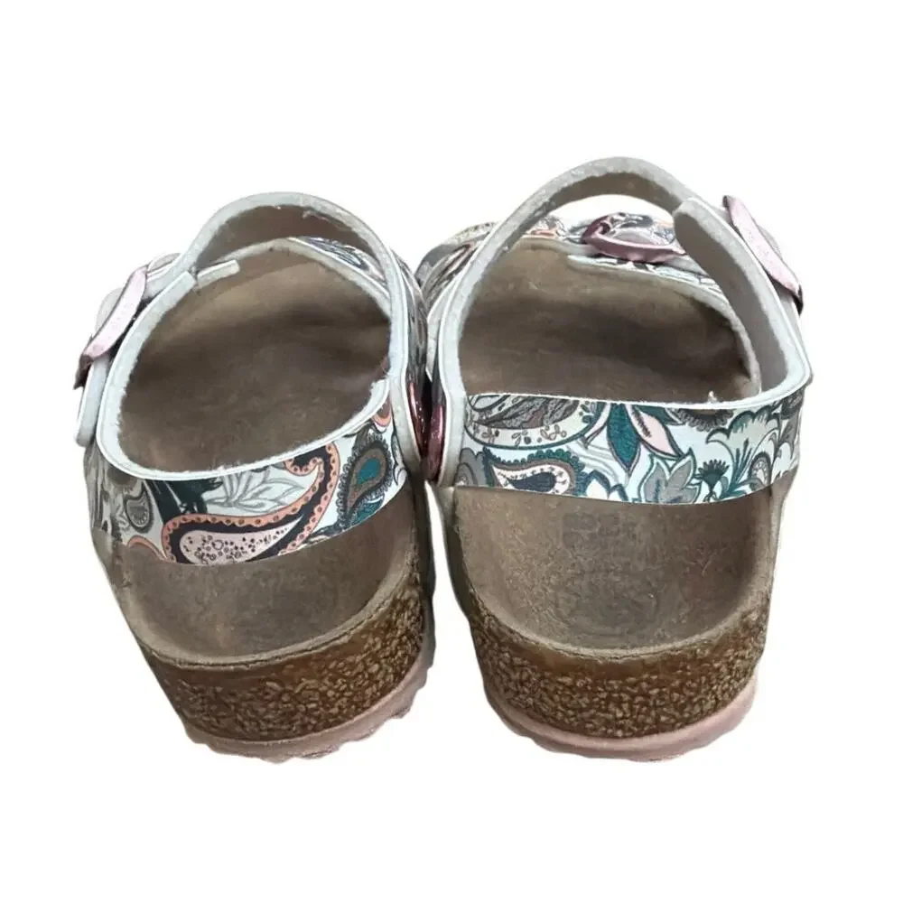 Birkenstock Rio Paisley Light Rose Sandals Toddler Size 28 US 10-10.5